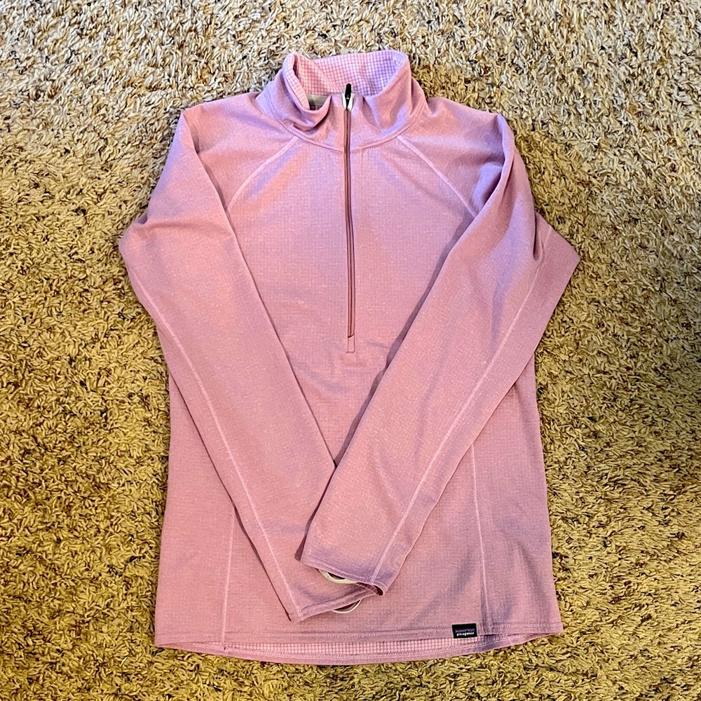Patagonia Light Pink Women's Quarter-Zip Sweatshirt